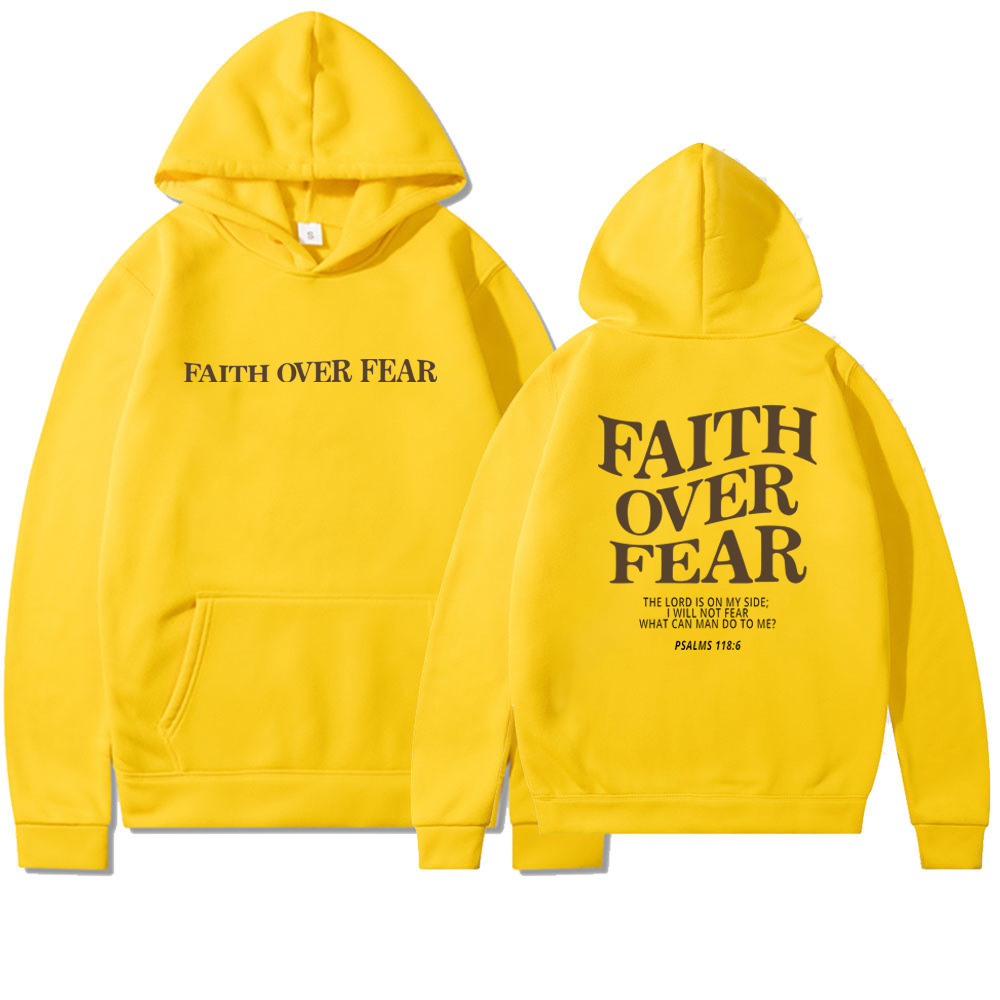 Faith Over Fear Hoodie - Outfitly Co