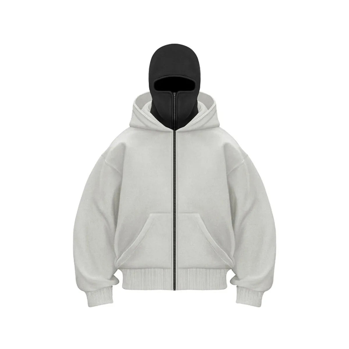 Fleece-lined Double Hooded Sweater - Outfitly Co