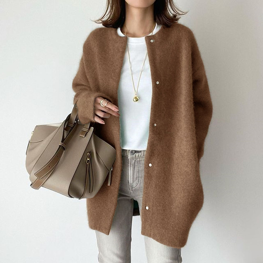 Women's Single-Breasted Cardigan - Outfitly Co