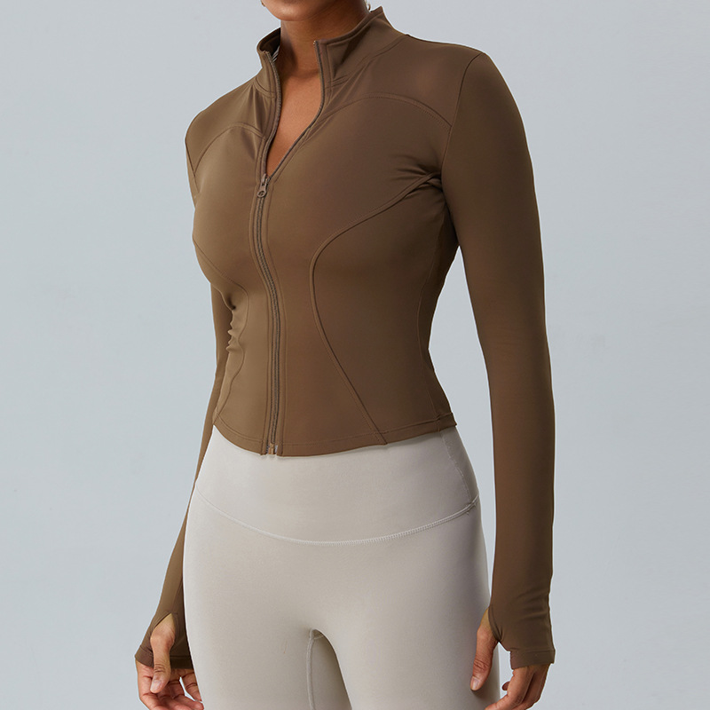 Fleece-Lined Yoga Jacket - Outfitly Co