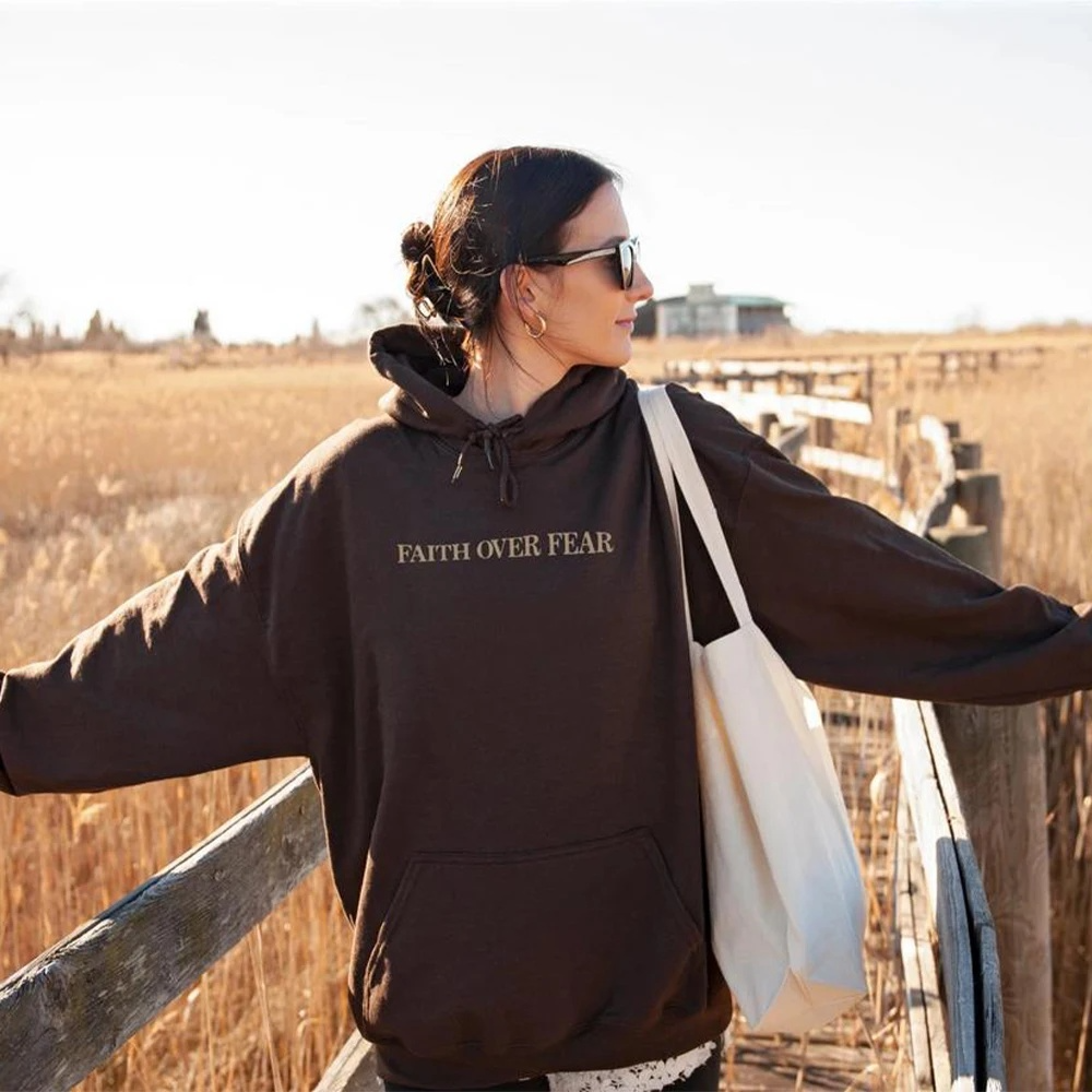 Faith Over Fear Hoodie - Outfitly Co