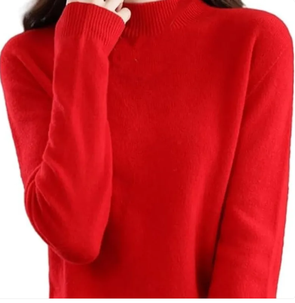 Autumn/Winter Half-High Collar Sweater - Outfitly Co