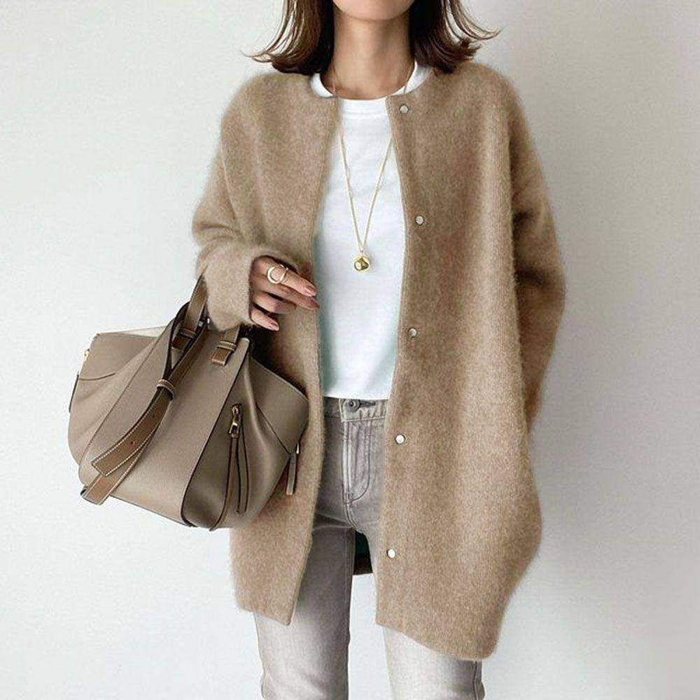 Women's Single-Breasted Cardigan - Outfitly Co