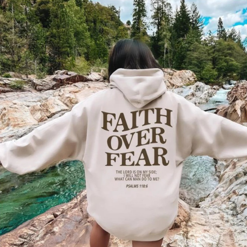 Faith Over Fear Hoodie - Outfitly Co