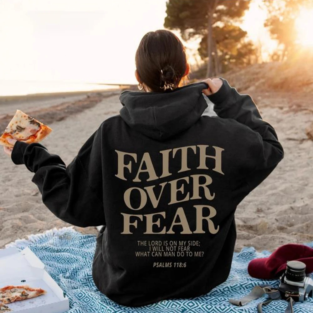 Faith Over Fear Hoodie - Outfitly Co