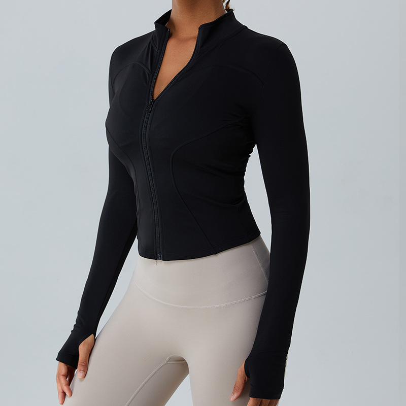 Fleece-Lined Yoga Jacket - Outfitly Co