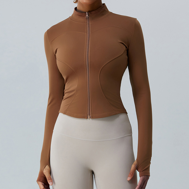 Fleece-Lined Yoga Jacket - Outfitly Co