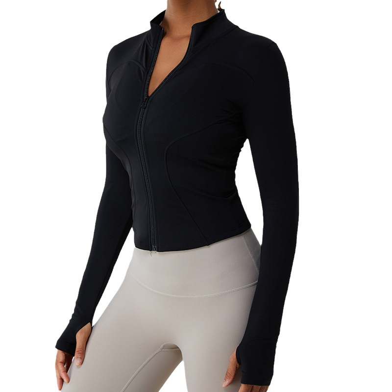 Fleece-Lined Yoga Jacket - Outfitly Co