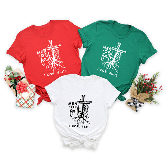 Men Of Faith - Christian T-Shirt - Outfitly Co