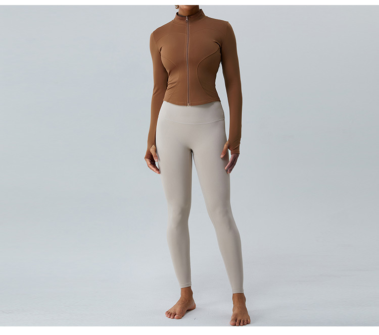 Fleece-Lined Yoga Jacket - Outfitly Co